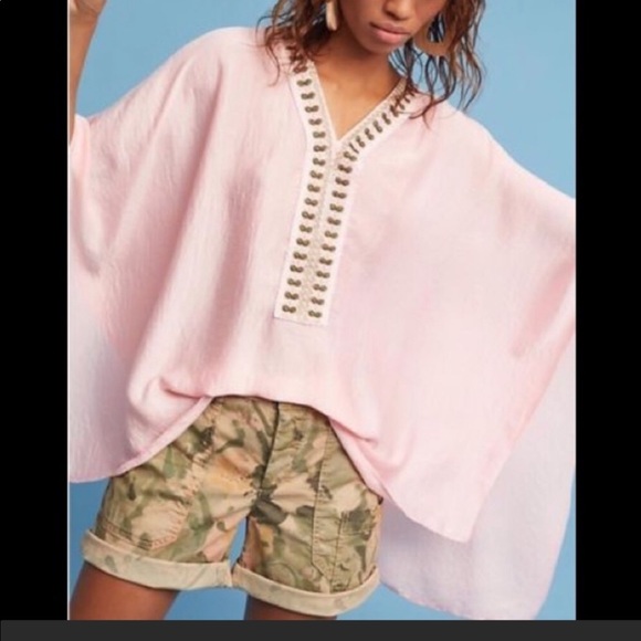 Anthropologie Floreat June Embroidered Poncho OS - Picture 2 of 8